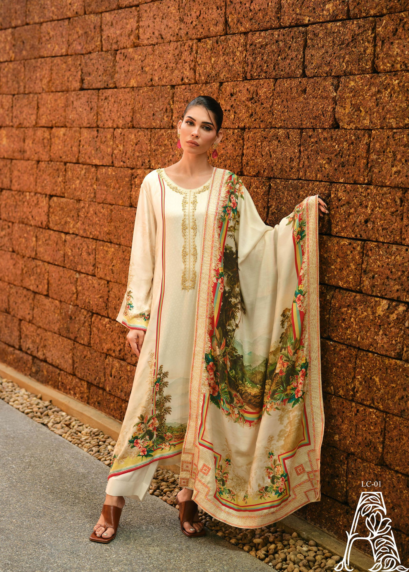 Landscape By Varsha Cotton Muslin Surat Salwar Suits Wholesale Market